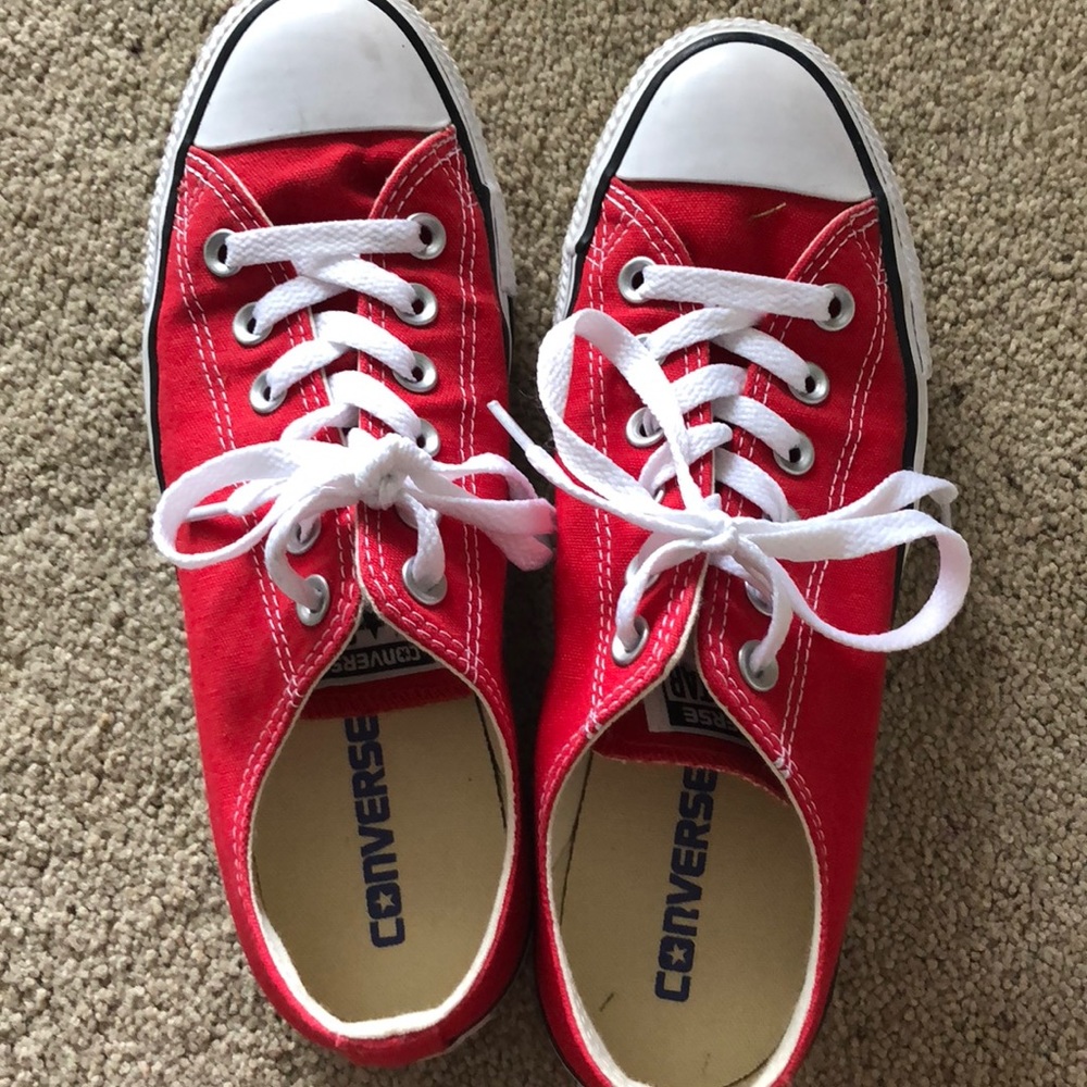 Red converse